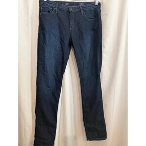 AG The Stilt Cigarette Leg Dark Wash Jeans, Sz 31R
